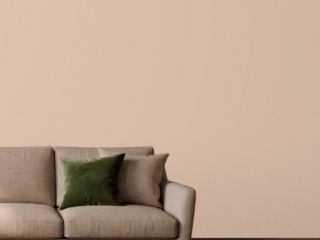 Behr Cinnamon Tea S200-2 tan paint, corner in a living