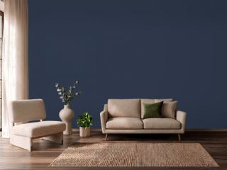 Benjamin Moore Deep Royal 2061-10 on a wall