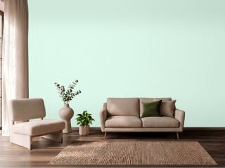 Benjamin Moore Fresh Mint 2037-70 on a wall