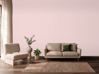 Sherwin-Williams Charming Pink SW 6309 on a wall